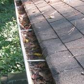 #20 Neglected and clogged gutters may lead to extensive carpentry damage.